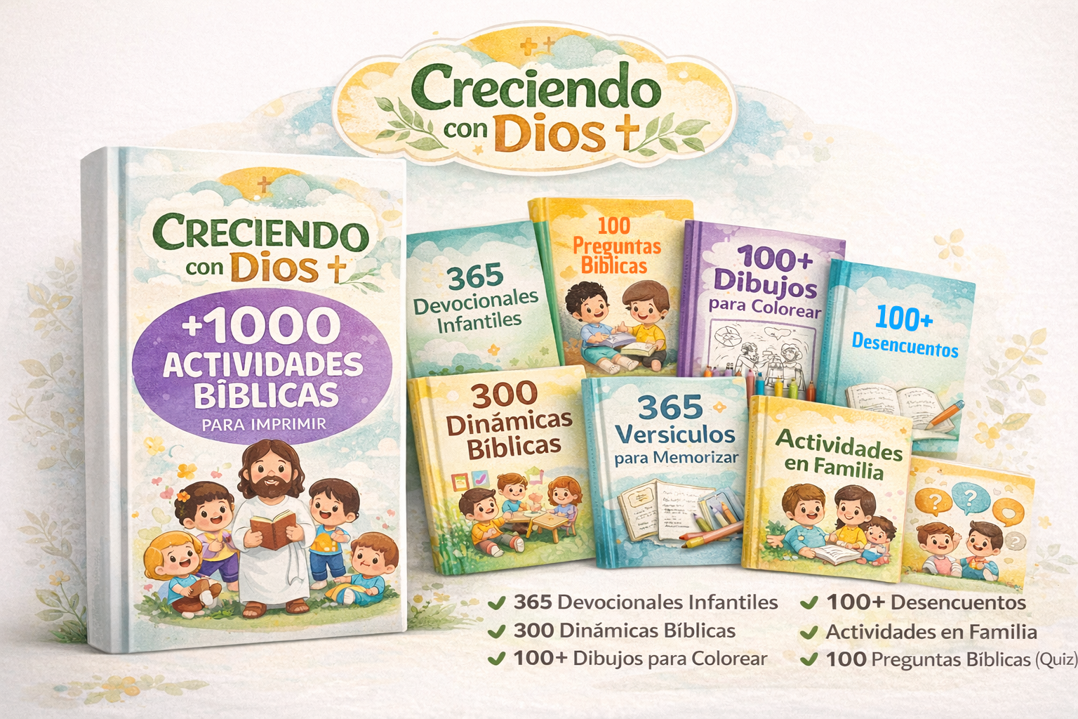 Kit Creciendo con Dios Mockup